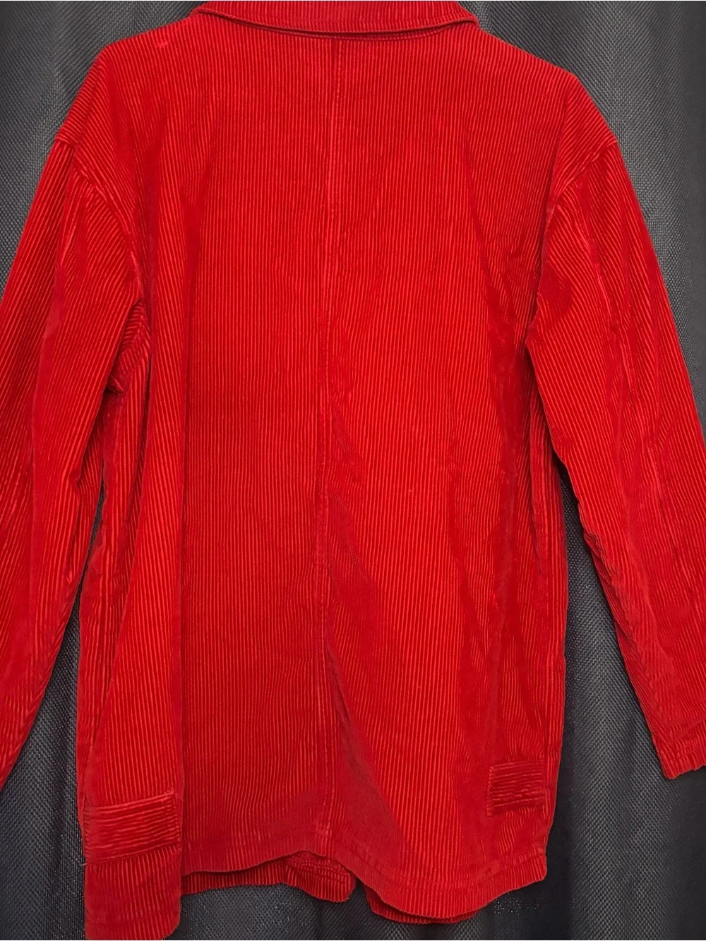 Vintage Denim & Co Red Corduroy Jacket Men’s M 100% Cotton Full Zip Hong Kong